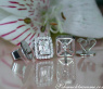 Beautiful Diamond Earrings (Baguette and Brilliant Cut)