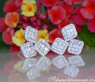 Precious Square Style Diamond Earrings
