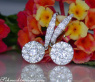 Magnificent Diamond Earrings (Illusion Design)
