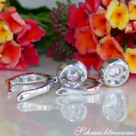 Magnificent Diamond Earrings (Illusion Design)