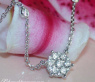 Exquisite Diamond Necklace in Whitegold 18k