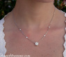 Exquisite Diamond Necklace in Whitegold 18k