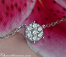 Exquisite Diamond Necklace in Whitegold 18k