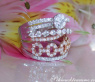 Multirow Diamond Ring in Whitegold and Rosegold