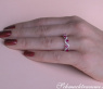 Delicate Ruby Ring with Diamonds