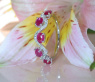 Delicate Ruby Ring with Diamonds