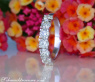 Stately Diamond Band in Whitegold