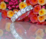 Stately Diamond Band in Whitegold