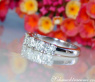 Stately Diamond Band in Whitegold