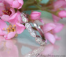 Delicate Diamond Band in Whitegold 18k