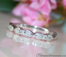 Delicate Diamond Band in Whitegold 18k