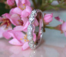 Delicate Diamond Band in Whitegold 18k