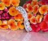 Crossover Diamond Band in Whitegold