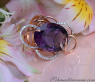 Extraordinary Amethyst Ring with Diamonds
