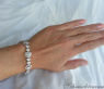 Diamanten Herz Armband in Weißgold 750
