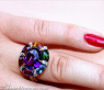 Extrarordinary Multicolor Gemstone Ring