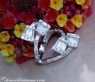 Extravagant Diamond Ring in Whitegold 18k