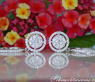 Enchanting Diamond Earrings in Whitegold 18k