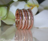 Breiter Roségold Ring mit Diamanten