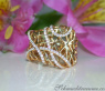 Unusual Diamond Ring in Yellowgold
