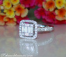 Exquisite Diamond Engagement Ring with Stackable Band