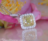 Precious Yellow Diamond Solitaire Pendant