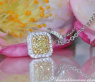 Precious Yellow Diamond Solitaire Pendant