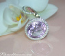 Attractive Lilac / Light Purple Amethyst Ring with Diamonds