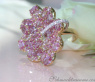 Magnificent Pink Sapphire Blossom Ring