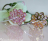 Magnificent Pink Sapphire Blossom Earrings