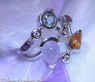 Wonderful Multicolor Gemstone Ring with Diamonds