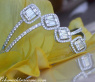 Unique Diamond Bangle with Baguette Diamonds