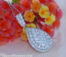 Unique Pear Pendant with Brilliant, Princess and Baguette Diamonds