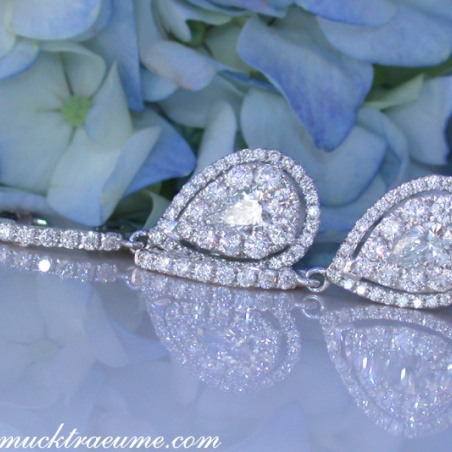 Timeless Diamond Pear Earrings