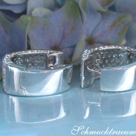 Timeless Diamond Earrings in Whitegold 18k