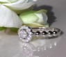 Delicate Diamond Ring (Ball Style)