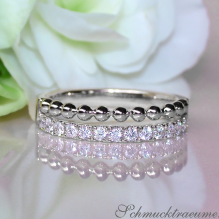 Beautiful Diamond Band (Ball Style)