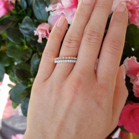 Beautiful Diamond Band (Ball Style)