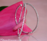 Gorgeously Huge Diamond Hoop Earrings (Ø 5,5 cm)