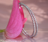 Gorgeously Huge Diamond Hoop Earrings (Ø 5,5 cm)