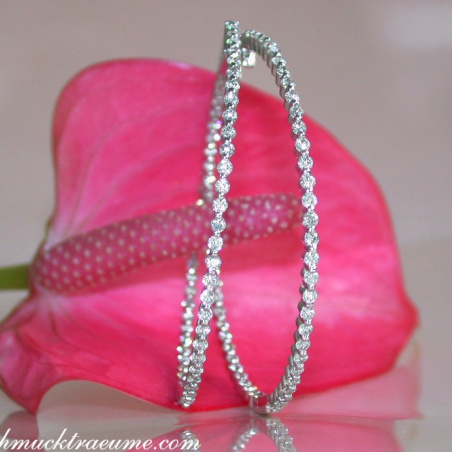 große Diamanten Creolen