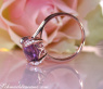 Enchanting Amethyst Ring with Diamonds