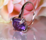 Enchanting Amethyst Ring with Diamonds