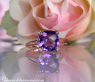 Enchanting Amethyst Ring with Diamonds