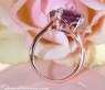 Enchanting Amethyst Ring with Diamonds