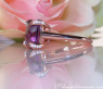Enchanting Amethyst Ring with Diamonds