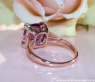 Enchanting Amethyst Ring with Diamonds