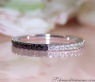 Convertible Black and White Diamond Eternity Ring