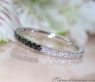 Convertible Black and White Diamond Eternity Ring
