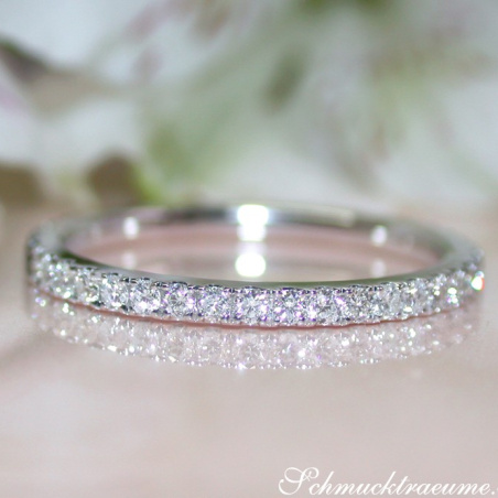 Convertible Black and White Diamond Eternity Ring